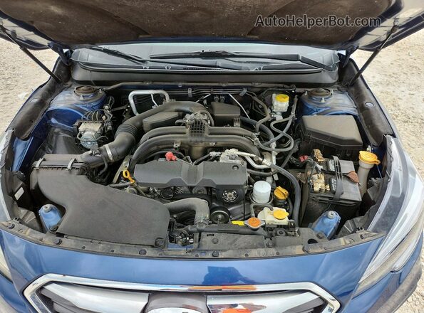 4S3BNAN62K3025772 2019 SUBARU LEGACY Blue Вид підкапотного простору