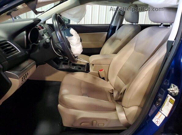 4S3BNAN64G3060224 2016 SUBARU LEGACY Blue წინა სალონის ხედი
