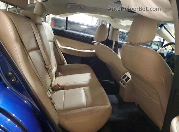 4S3BNAN64G3060224 2016 SUBARU LEGACY Blue უკანა სავარძლების ხედი