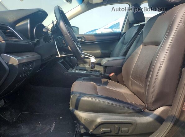 4S3BNAN65H3044017 2017 SUBARU LEGACY Black წინა სალონის ხედი