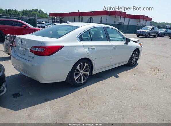 4S3BNAN66H3050473 2017 SUBARU LEGACY White Задня права чверть