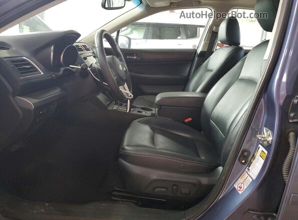 4S3BNAN67G3057852 2016 SUBARU LEGACY Синий Вид салона спереди