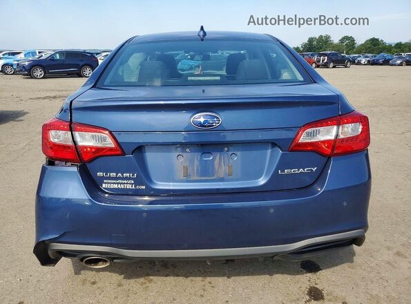 4S3BNAN67K3031308 2019 SUBARU LEGACY Blue Вид ззаду