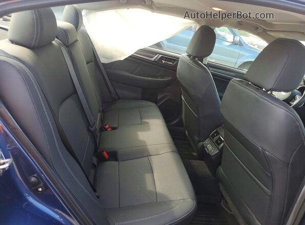 4S3BNAN67K3031308 2019 SUBARU LEGACY Blue Вид задніх сидінь