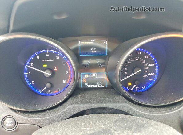 4S3BNAN68H3035649 2017 SUBARU LEGACY Gold Instrument cluster view