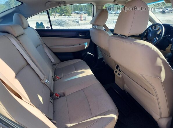 4S3BNAN68H3035649 2017 SUBARU LEGACY Gold Rear seats view
