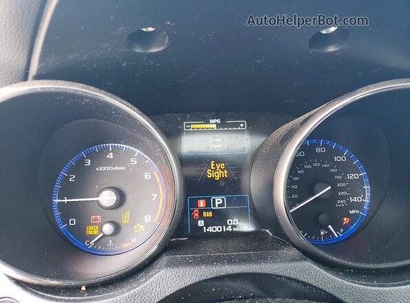 4S3BNAN68J3030425 2018 SUBARU LEGACY Gray ხელსაწყოთა პანელის ხედი