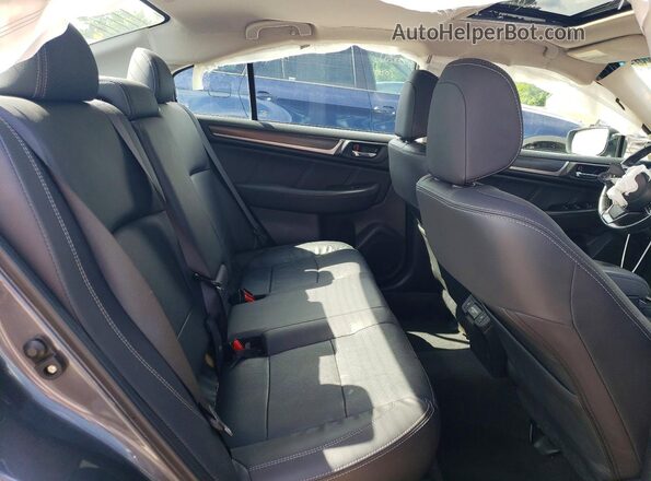 4S3BNAN68J3030425 2018 SUBARU LEGACY Gray უკანა სავარძლების ხედი