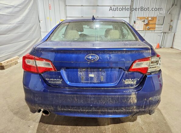 4S3BNAN69G3034895 2016 SUBARU LEGACY Blue Rear view