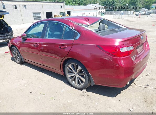 4S3BNAN69G3058713 2016 SUBARU LEGACY Red Rear left