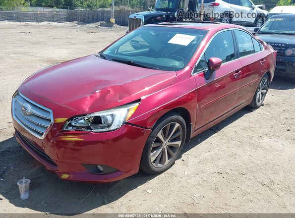 4S3BNAN69G3058713 2016 SUBARU LEGACY Red Front left
