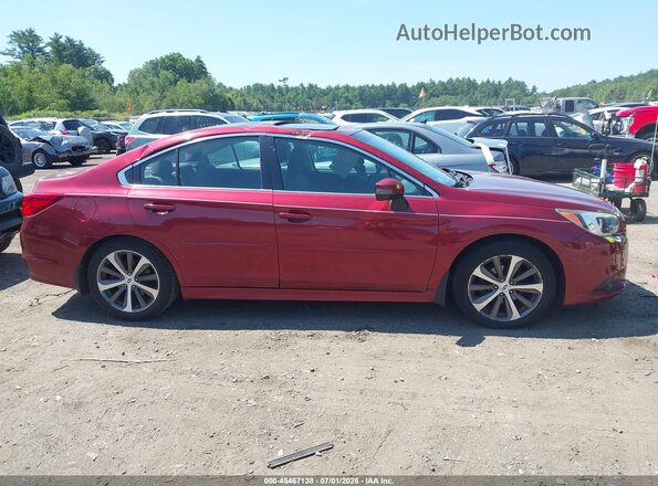 4S3BNAN69G3058713 2016 SUBARU LEGACY Red Rear interior view
