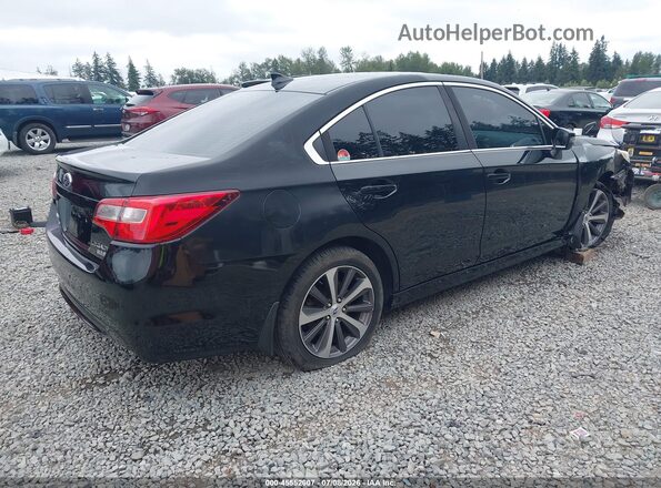 4S3BNAN6XH3034938 2017 SUBARU LEGACY Black Задня права чверть