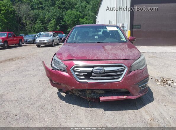 4S3BNAN6XJ3015442 2018 SUBARU LEGACY Red Instrument cluster view