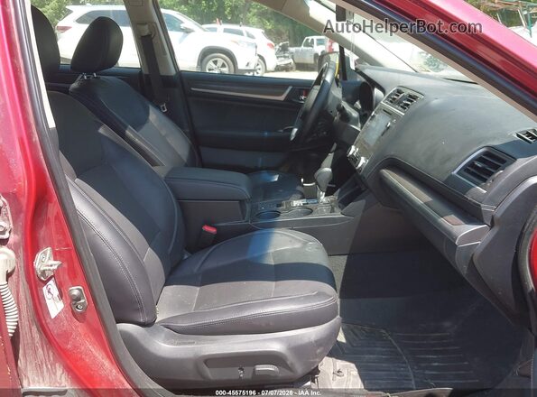 4S3BNAN6XJ3015442 2018 SUBARU LEGACY Red Front interior view