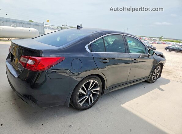 4S3BNAN6XJ3021676 2018 SUBARU LEGACY Black Задня права чверть