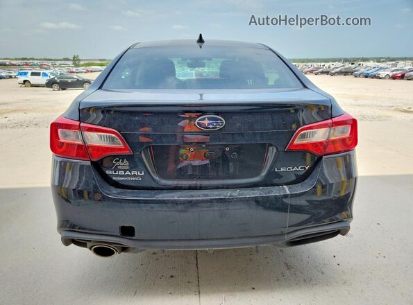 4S3BNAN6XJ3021676 2018 SUBARU LEGACY Black Вид ззаду
