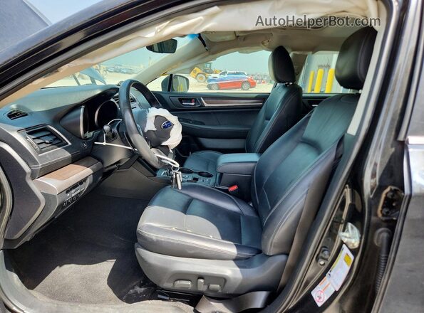 4S3BNAN6XJ3021676 2018 SUBARU LEGACY Black Вид салону спереду