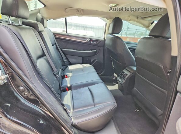 4S3BNAN6XJ3021676 2018 SUBARU LEGACY Black Вид задніх сидінь