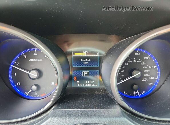 4S3BNAR60J3019008 2018 SUBARU LEGACY Silver Вид щитка приладів