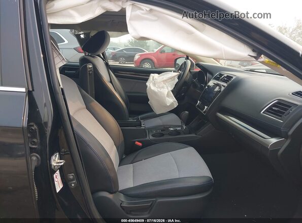 4S3BNAR61J3036884 2018 SUBARU LEGACY Черный Вид салона спереди