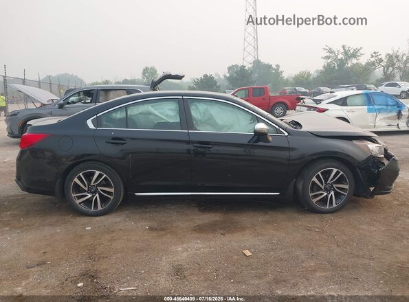 4S3BNAR61J3036884 2018 SUBARU LEGACY Черный Вид задней части салона