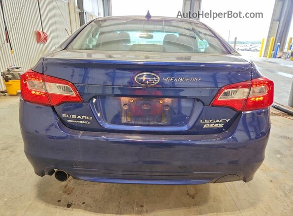 4S3BNAR66H3054713 2017 SUBARU LEGACY Blue Widok z tyłu