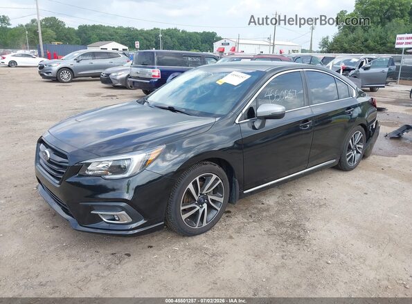 4S3BNAR67K3020433 2019 SUBARU LEGACY Black წინა მარცხენა ხედი სამი მეოთხედიდან