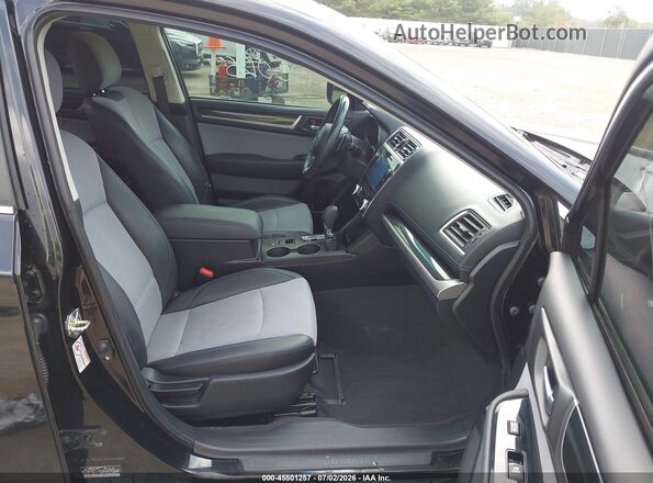 4S3BNAR67K3020433 2019 SUBARU LEGACY Black წინა სალონის ხედი