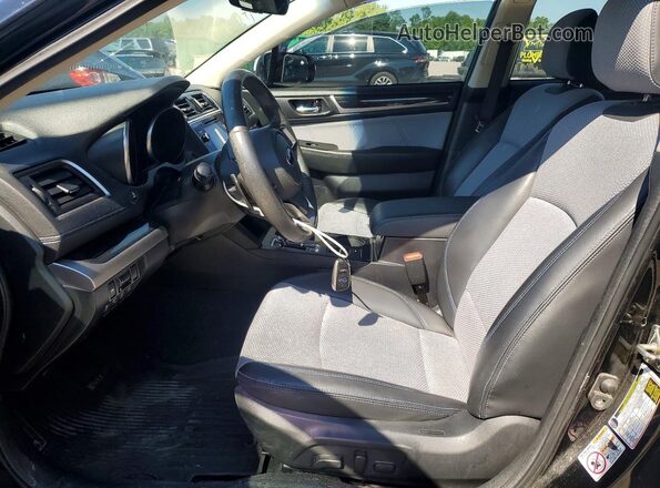 4S3BNAR67K3035398 2019 SUBARU LEGACY Black Widok wnętrza z przodu