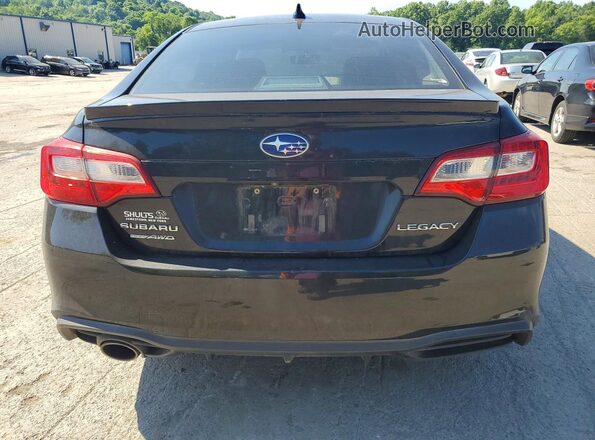 4S3BNAR67K3035398 2019 SUBARU LEGACY Black Widok z tyłu
