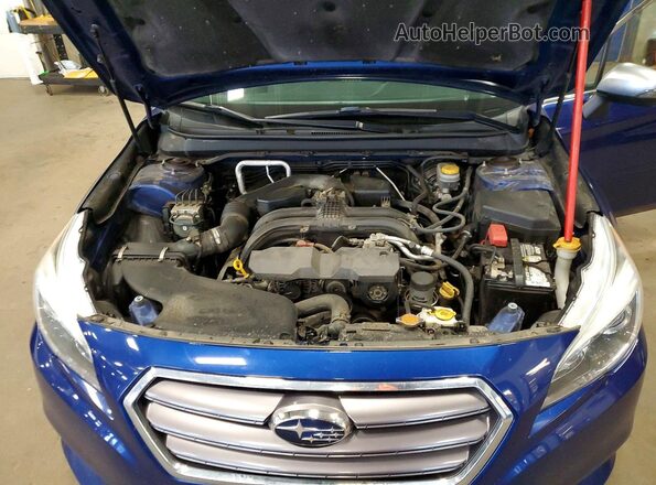 4S3BNAR6XH3004932 2017 SUBARU LEGACY Blue Rear interior view