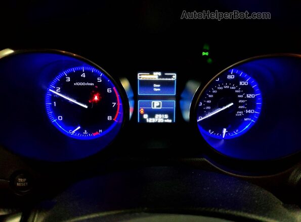 4S3BNAR6XH3004932 2017 SUBARU LEGACY Blue Instrument cluster view