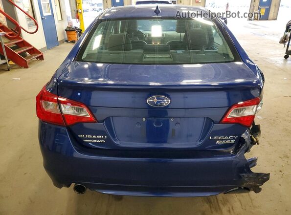 4S3BNAR6XH3004932 2017 SUBARU LEGACY Blue Rear view