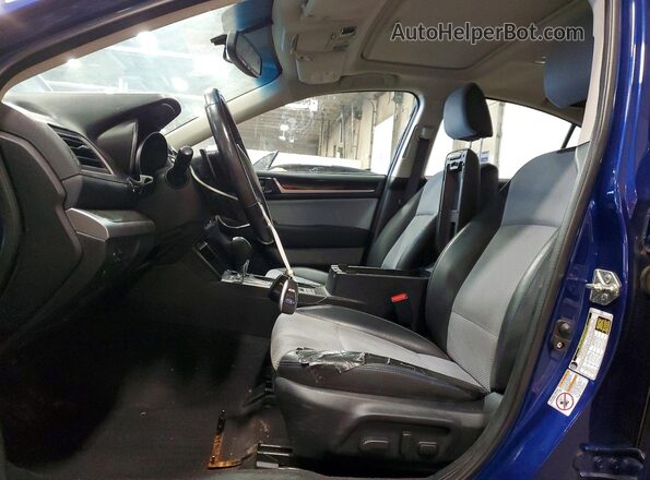 4S3BNAR6XH3004932 2017 SUBARU LEGACY Blue Front interior view