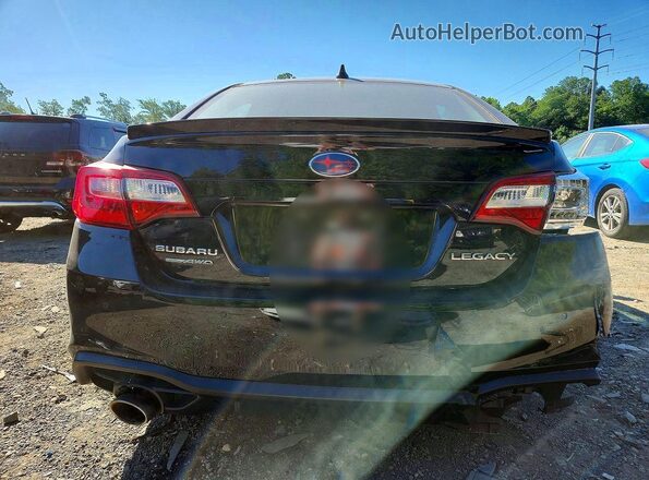 4S3BNAS65K3007139 2019 SUBARU LEGACY Black უკანა ხედი