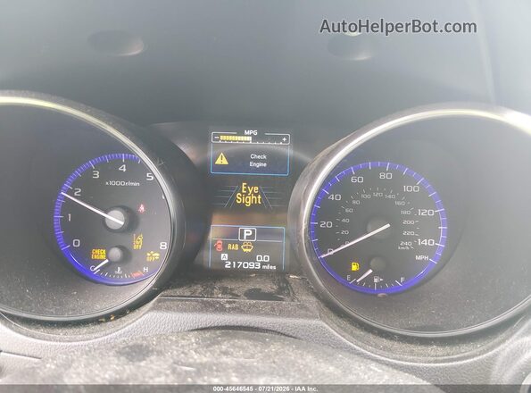 4S3BNAS6XH3027539 2017 SUBARU LEGACY Blue Rear seats view