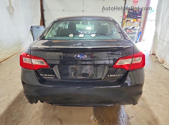 4S3BNBA66G3006919 2016 SUBARU LEGACY Black უკანა ხედი