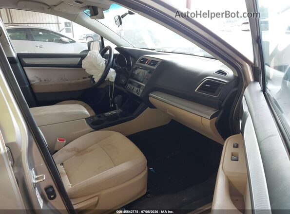 4S3BNBC63G3020175 2016 SUBARU LEGACY Champagne Vista interior delantera