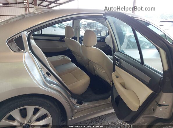 4S3BNBC63G3020175 2016 SUBARU LEGACY Champagne Vista de la etiqueta del VIN