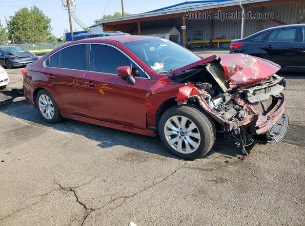4S3BNBC63G3044282 2016 SUBARU LEGACY Red Առջևի աջ