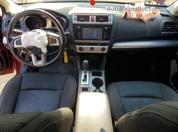 4S3BNBC63G3044282 2016 SUBARU LEGACY Red Առջևի վահանակի տեսք