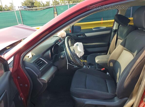 4S3BNBC63G3044282 2016 SUBARU LEGACY Red Սալոնի դիմացի տեսք