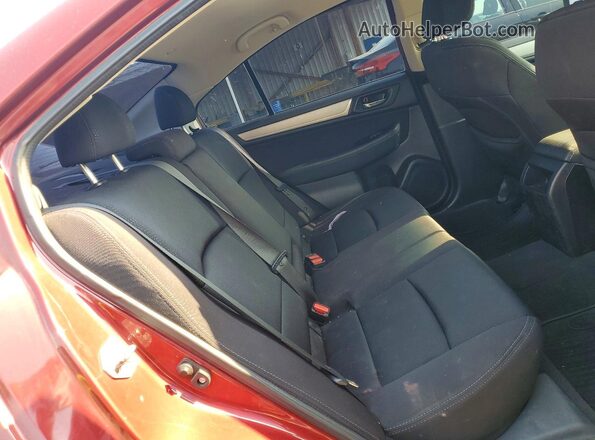 4S3BNBC63G3044282 2016 SUBARU LEGACY Red Հետևի նստատեղերի տեսք