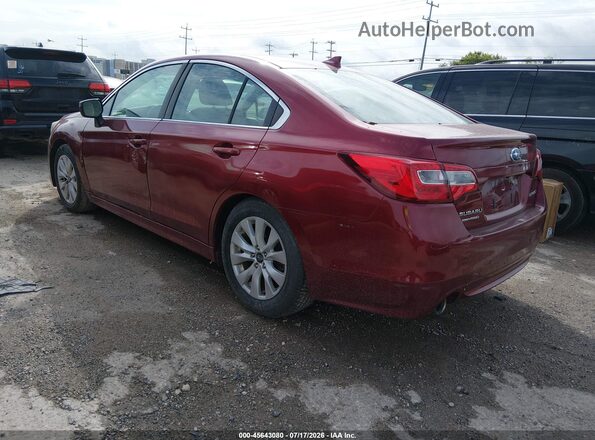 4S3BNBC65G3061455 2016 SUBARU LEGACY Red უკანა მარცხენა