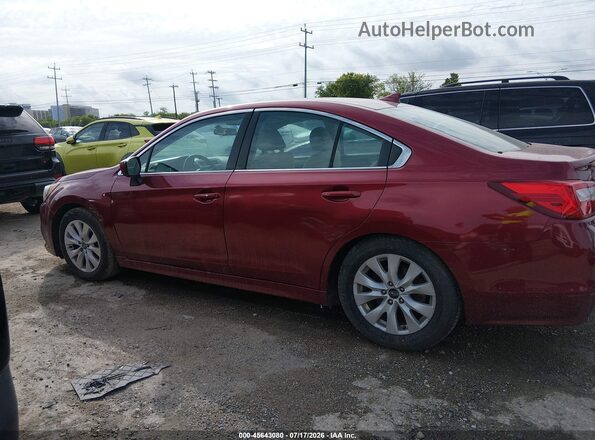 4S3BNBC65G3061455 2016 SUBARU LEGACY Red სალონის 360-გრადუსიანი ხედი