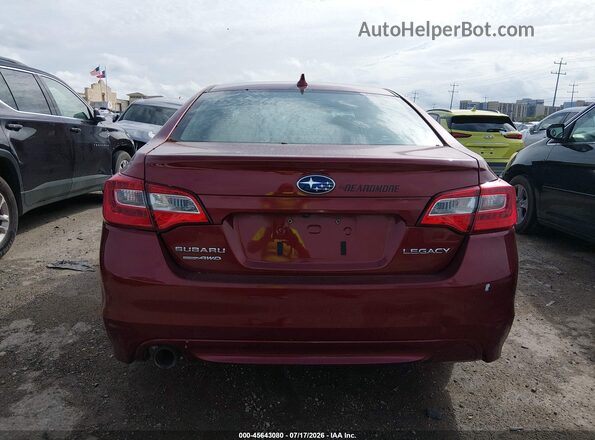 4S3BNBC65G3061455 2016 SUBARU LEGACY Red 