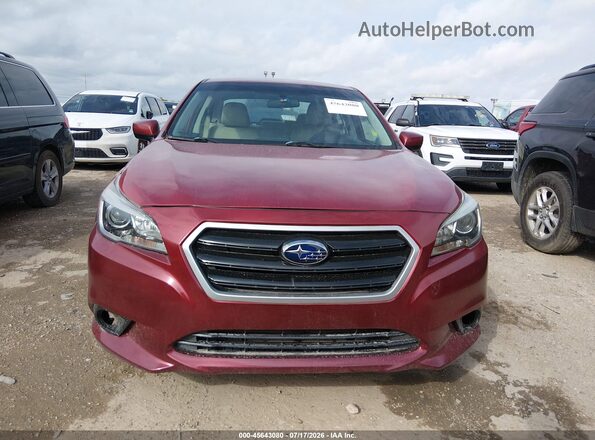 4S3BNBC65G3061455 2016 SUBARU LEGACY Red ხელსაწყოთა პანელის ხედი