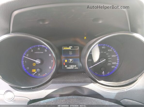 4S3BNBC6XG3012168 2016 SUBARU LEGACY Silver Widok tylnych siedzeń