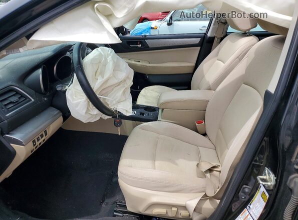 4S3BNBD61G3003079 2016 SUBARU LEGACY Black Front interior view
